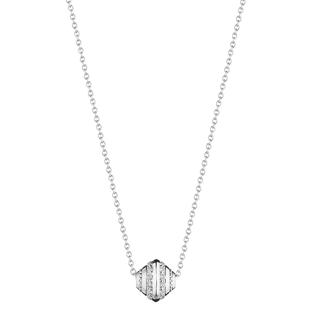 Verragio 18k Gold Diamond Slide Bead Pendant - A Luxury Jewelry Piece for Elegant Women