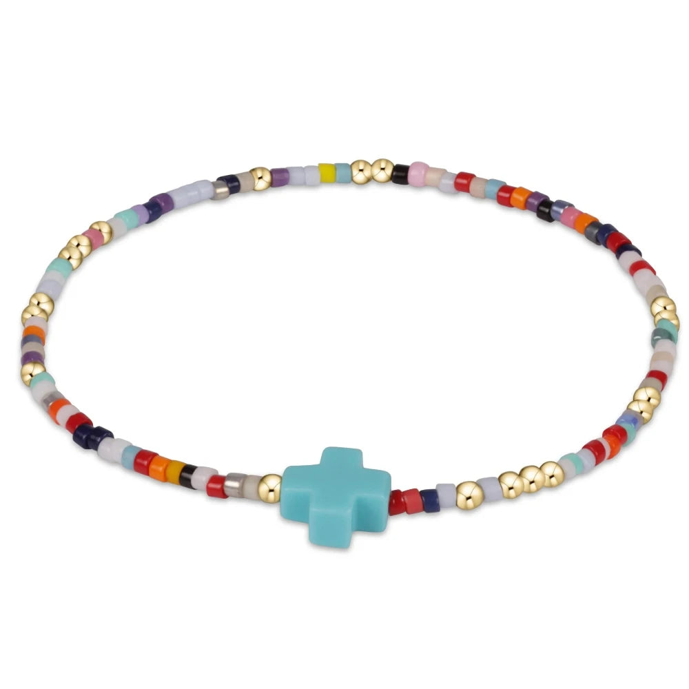 eGirl's 5.5-inch enewton Hope Unwritten Signature Cross Bracelet - Stylish Mess