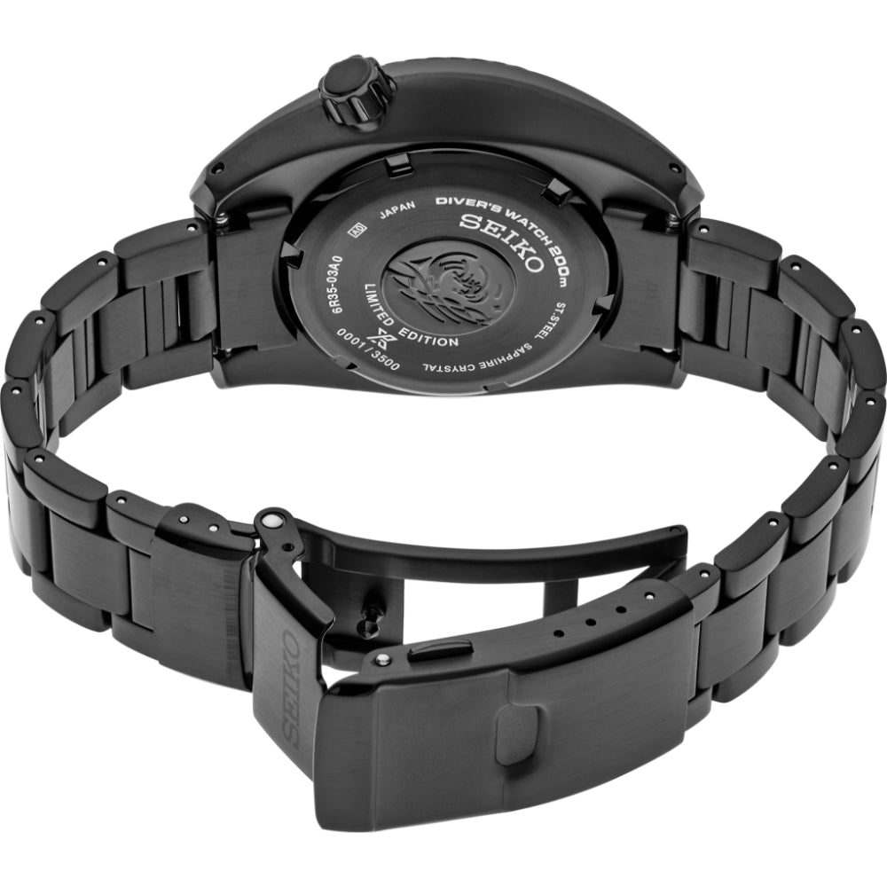 Seiko Prospex Professional Diving Watch Sea The Black Series Limited Edition Timepiece