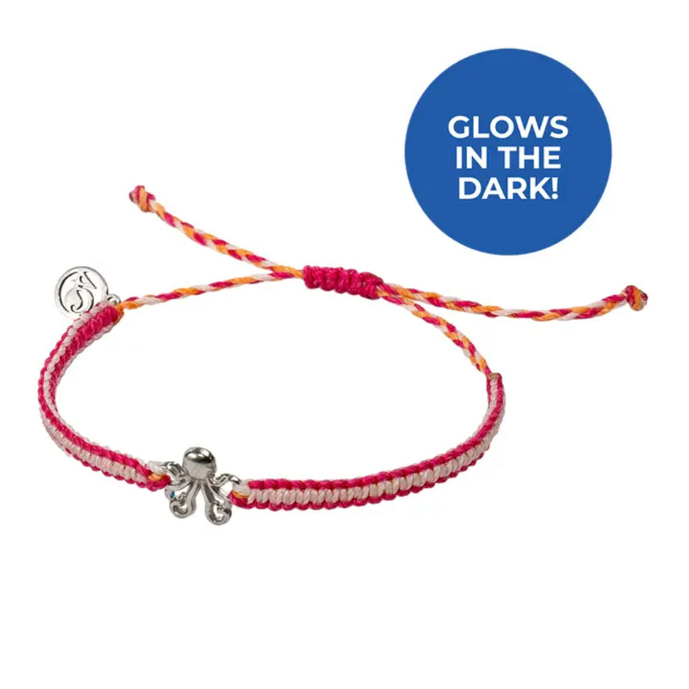 4Ocean Locals-Respected Octopus-themed Glow-in-the-Dark Bracelet for Both Men and Women