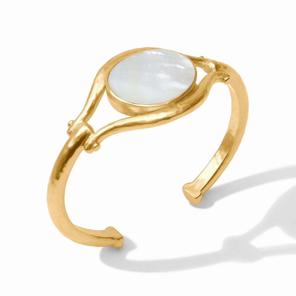 Julie Vos Saratoga Equestrian-Inspired Stone Cuff Bracelet