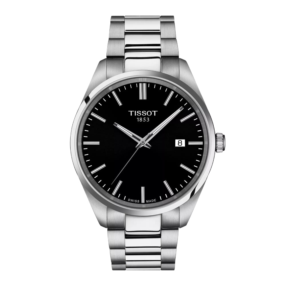 Tissot 40mm 316L Stainless Steel PR 100 Quartz Elegant Watch