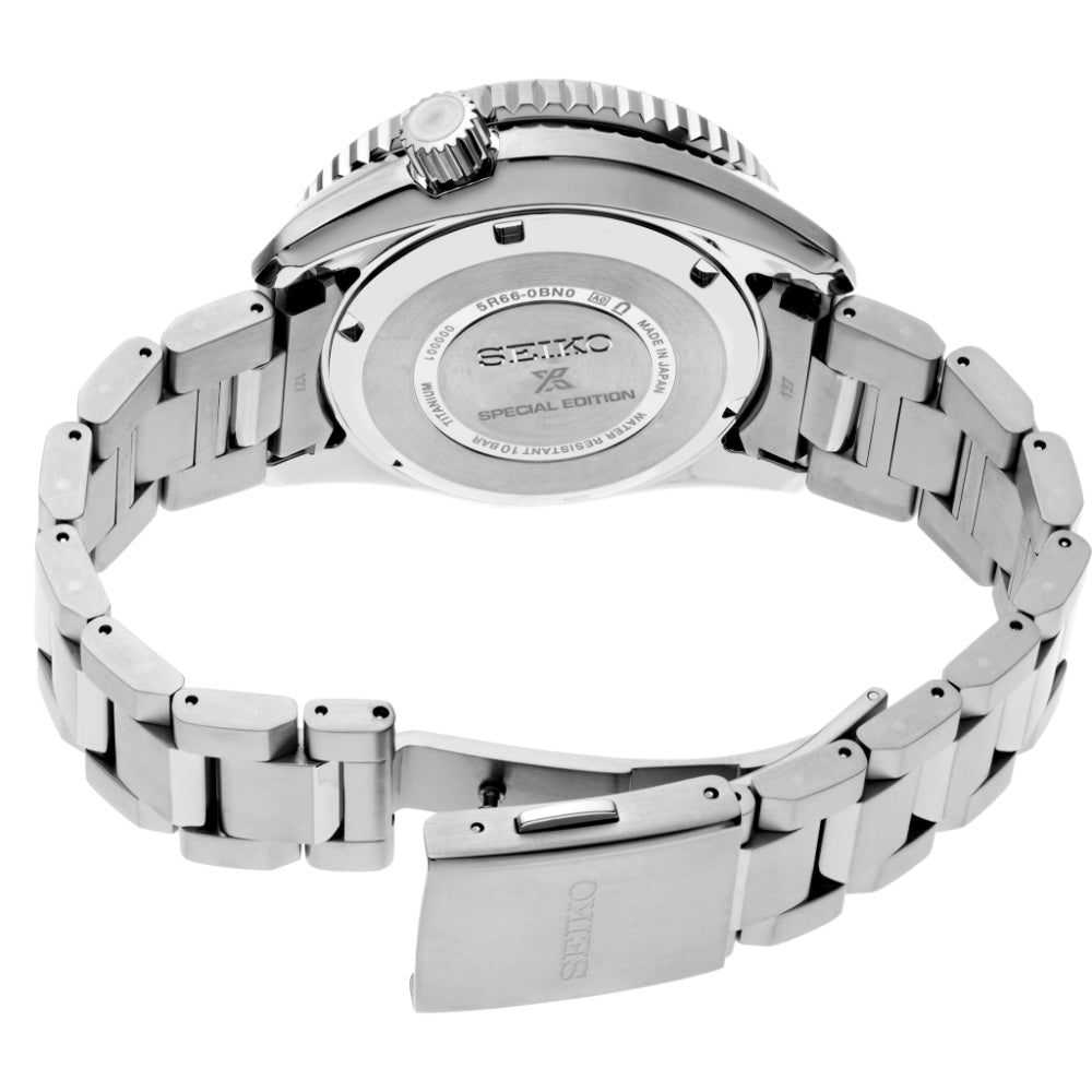 Seiko Prospex 45mm GMT LX Automatic Spring Drive Watch with Titanium Case