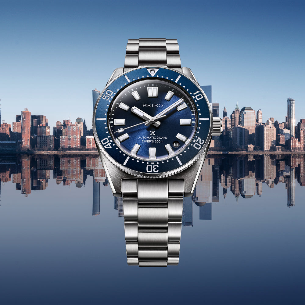 Seiko Prospex 1965 Heritage Automatic Diver's Watch with 72-Hour Power Reserve