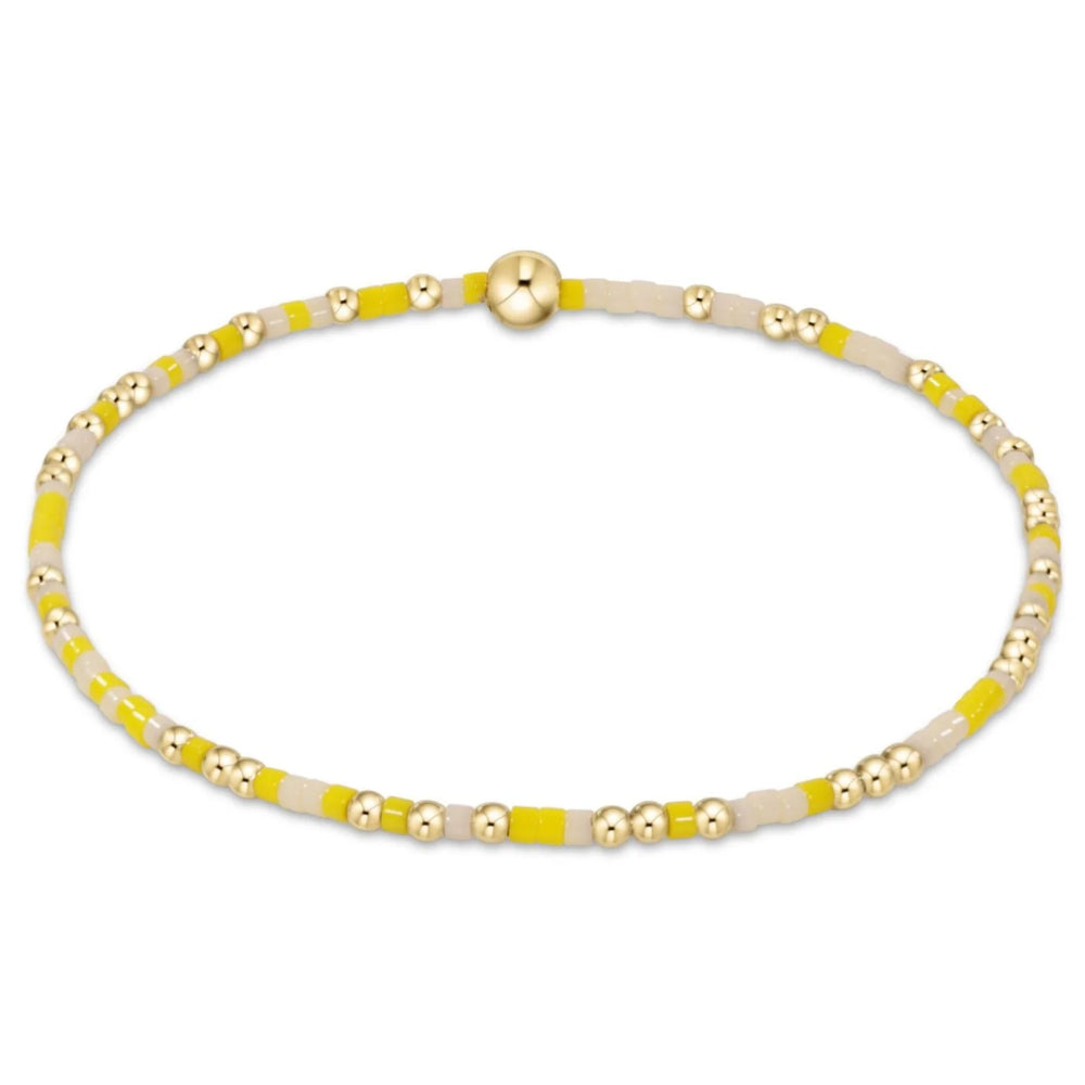 Ennewton 7.25-inch Extended Style Hope Unwritten Bracelet in Spring and Summer 2023 Sunny Side Up Color Scheme