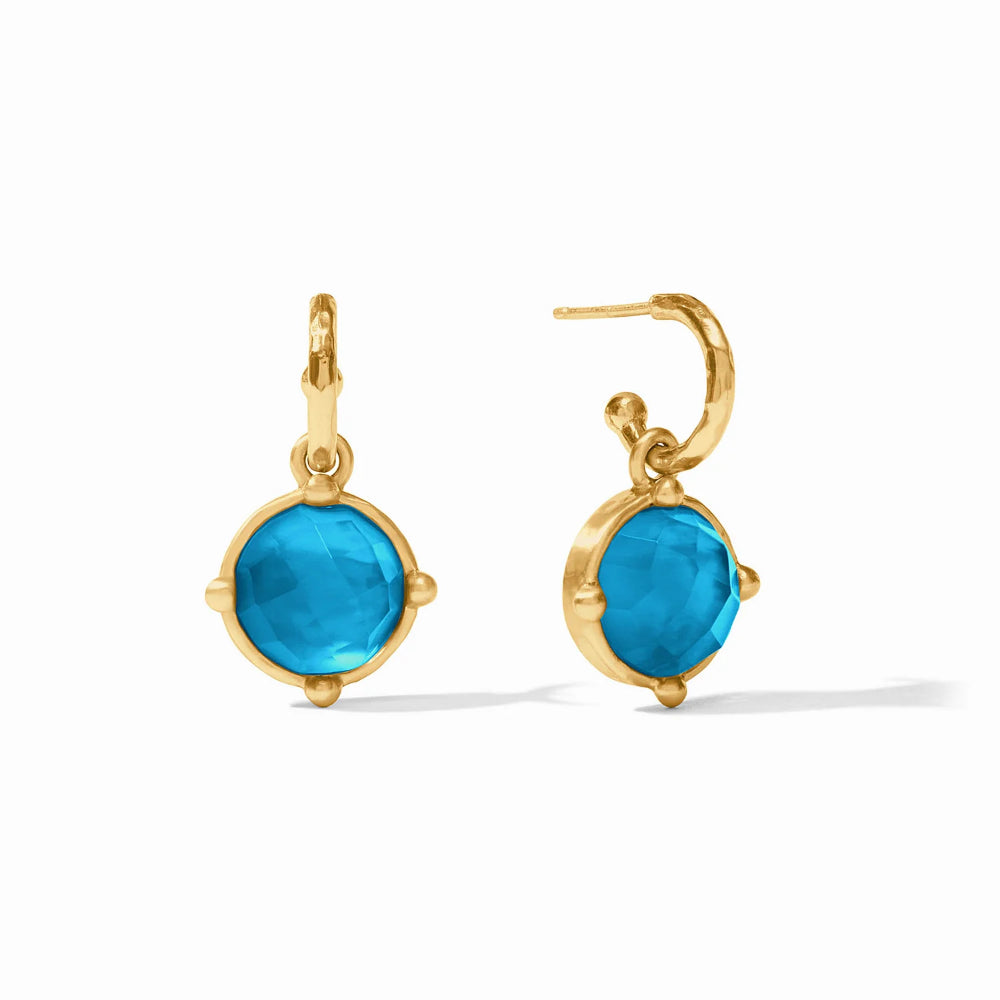 Julie Vos Fashionable Honeybee Hoop and Charm Earrings for Women
