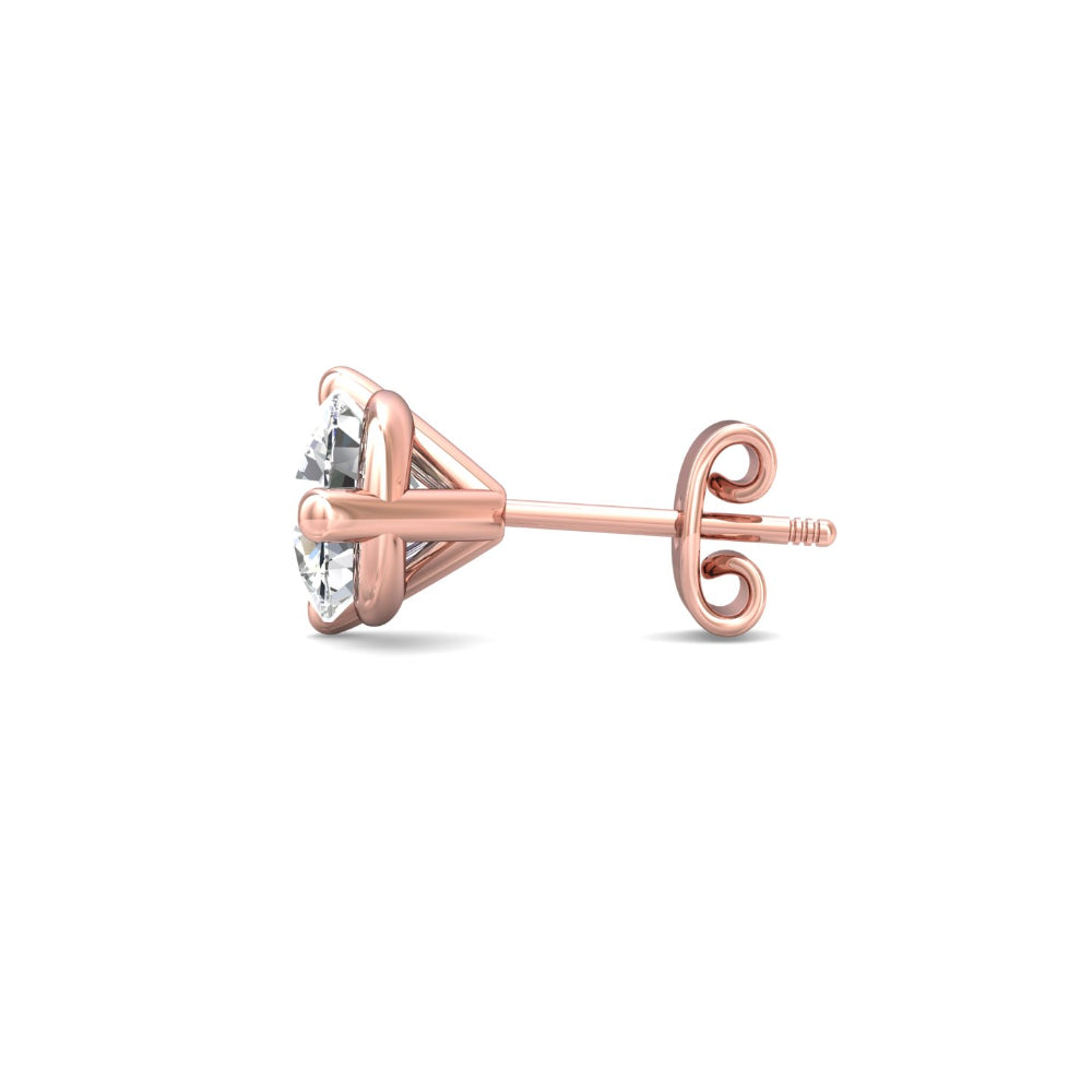 Smyth 18k Gold and Diamond Classic Stud Earrings - Exquisite Jewelry Pieces