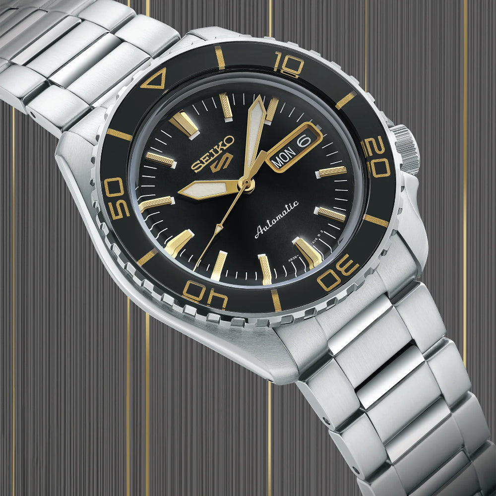 Seiko 5 Automatic Sports Watch, Model SRPK97 - A Stylish and Functional Timepiece