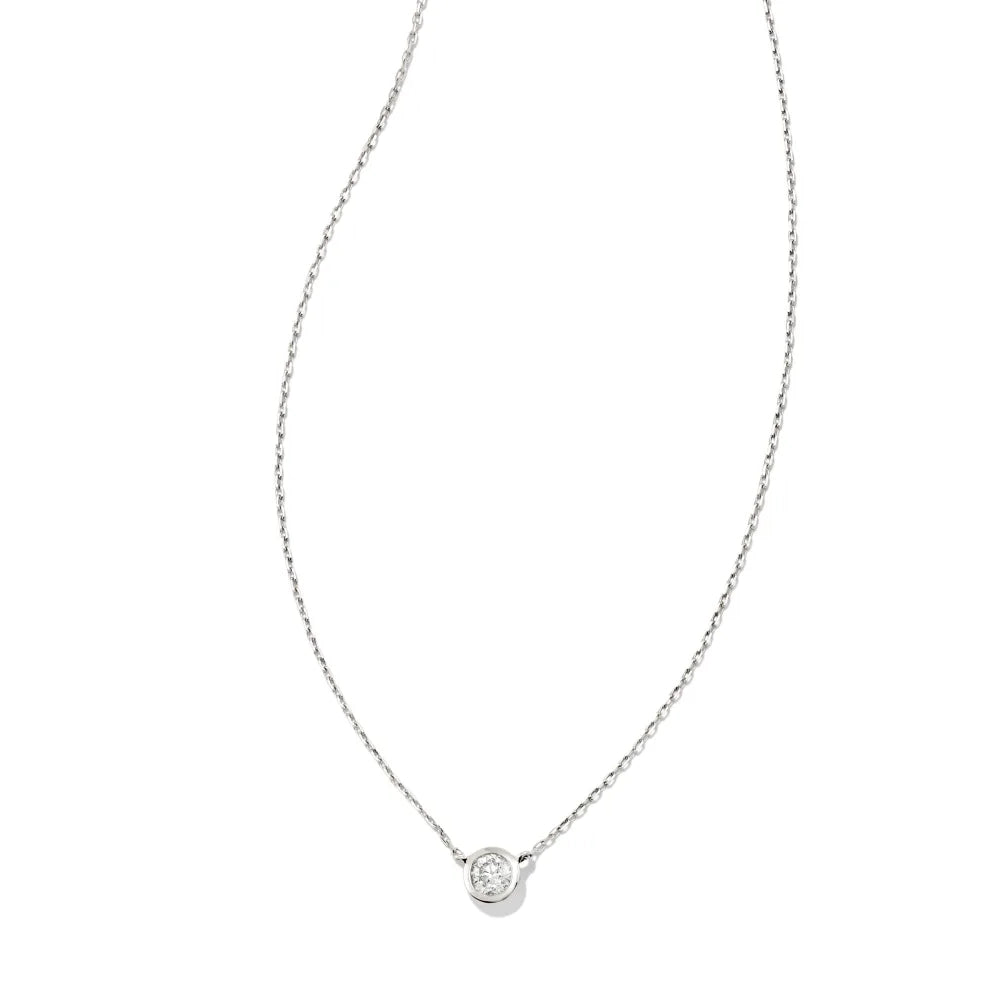 Kendra Scott 14k Gold Audrey Pendant Necklace with .15ct White Diamond