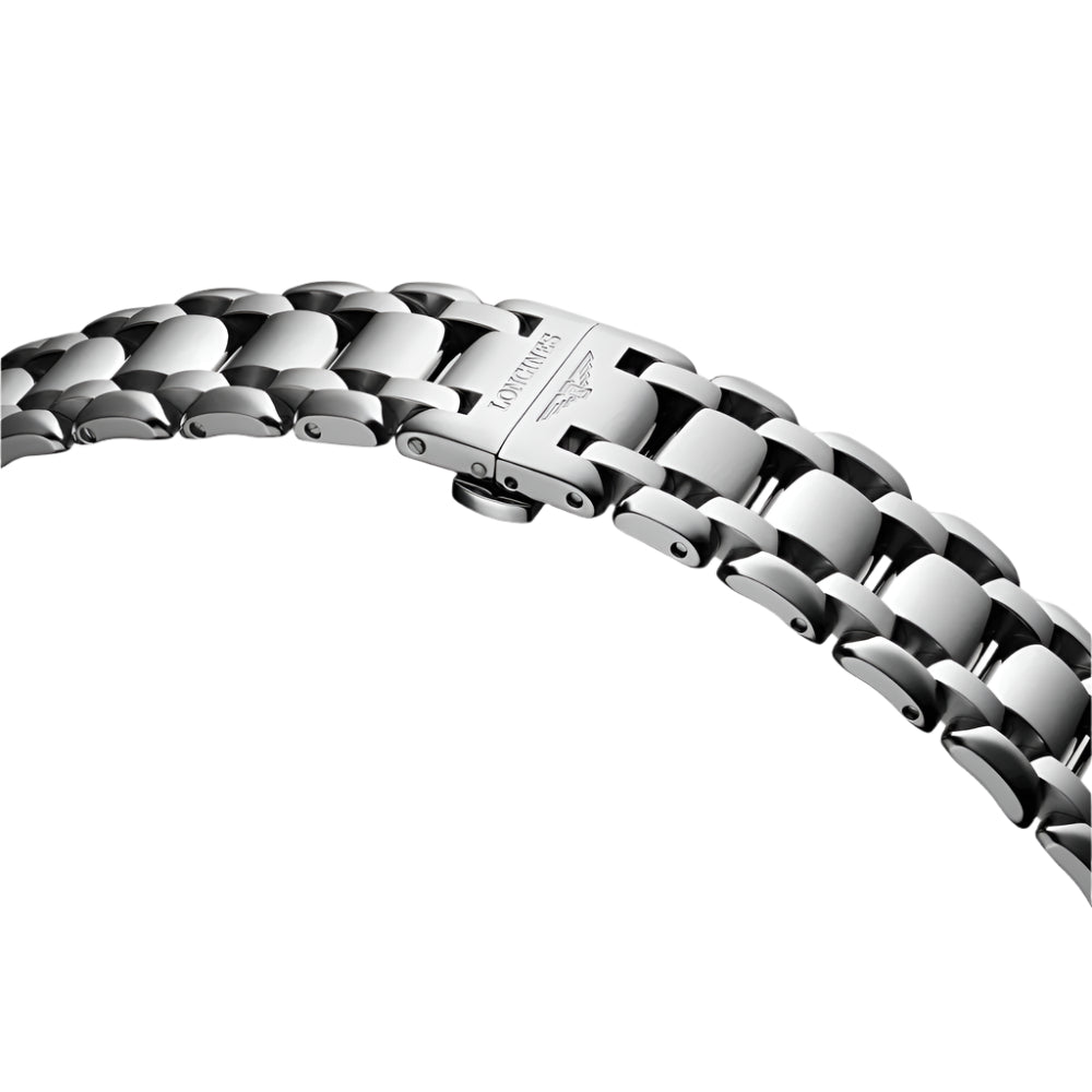 Longines Primaluna Ladies' 30mm Automatic Diamond-Embedded Wristwatch