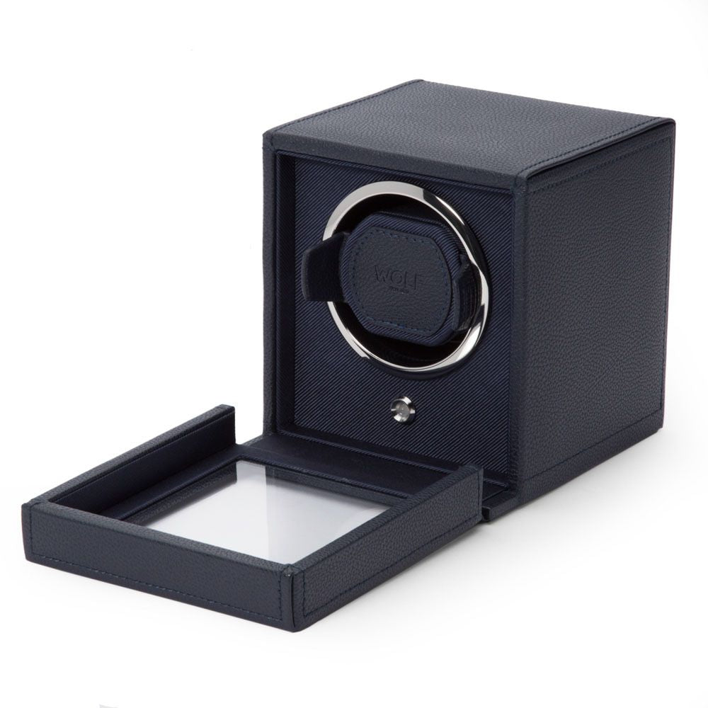 Navy Wolf Designs Single Cub Watch Winder with Protective Cover