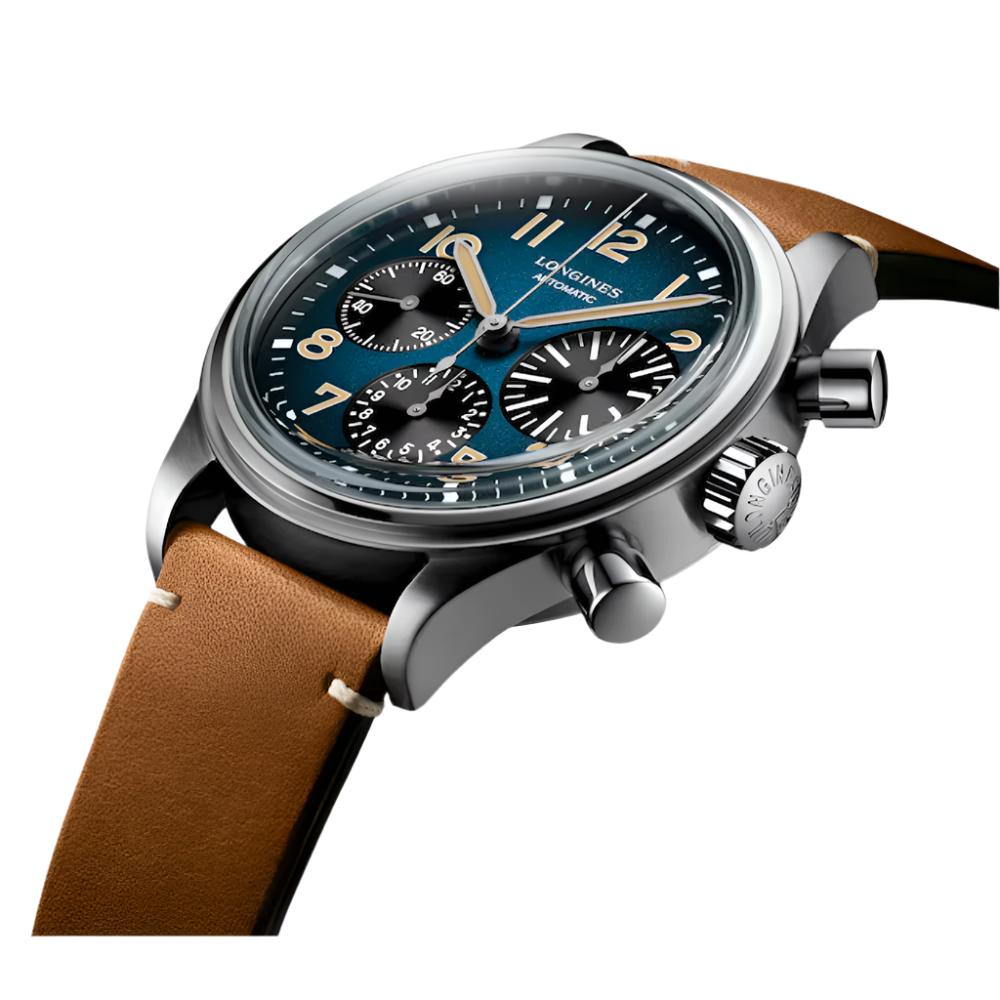 Longines Heritage Avigation Bigeye 41mm Automatic Column Wheel Chronograph Wristwatch