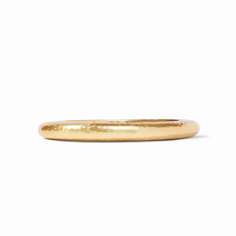 Julie Vos Catalina Style Hinged Gold-Plated Bangle Bracelet
