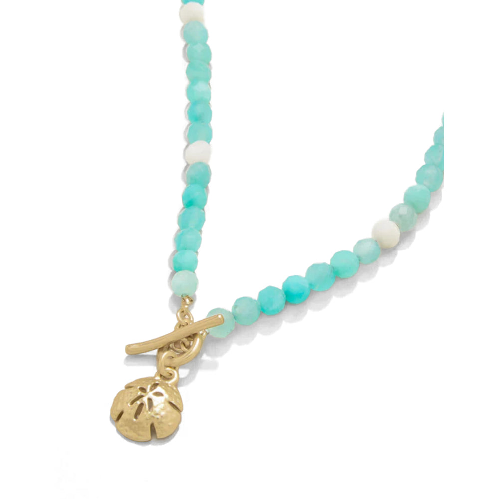 17-Inch Spartina Calm Waters Necklace with 18kt Matte Gold Plating