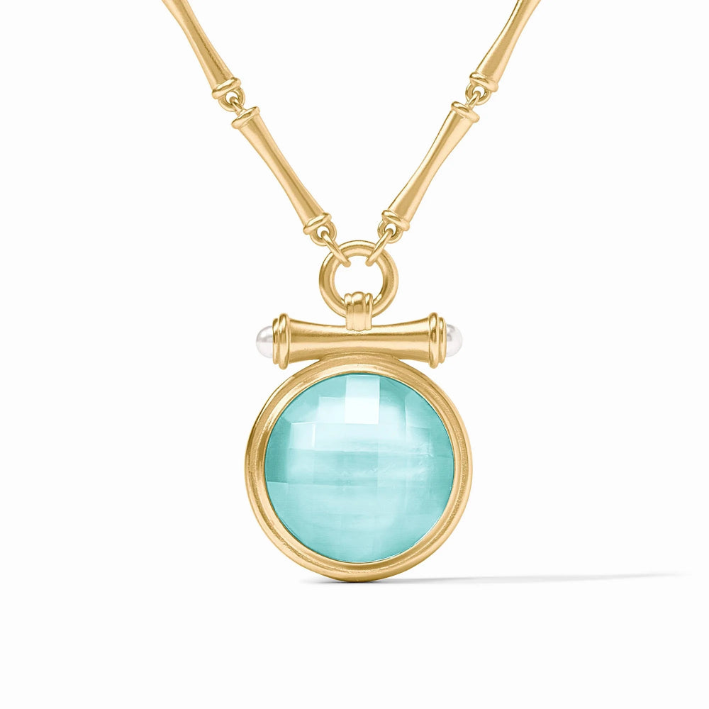 Julie Vos Exquisite Bamboo Design Statement Necklace for Fashionable Women