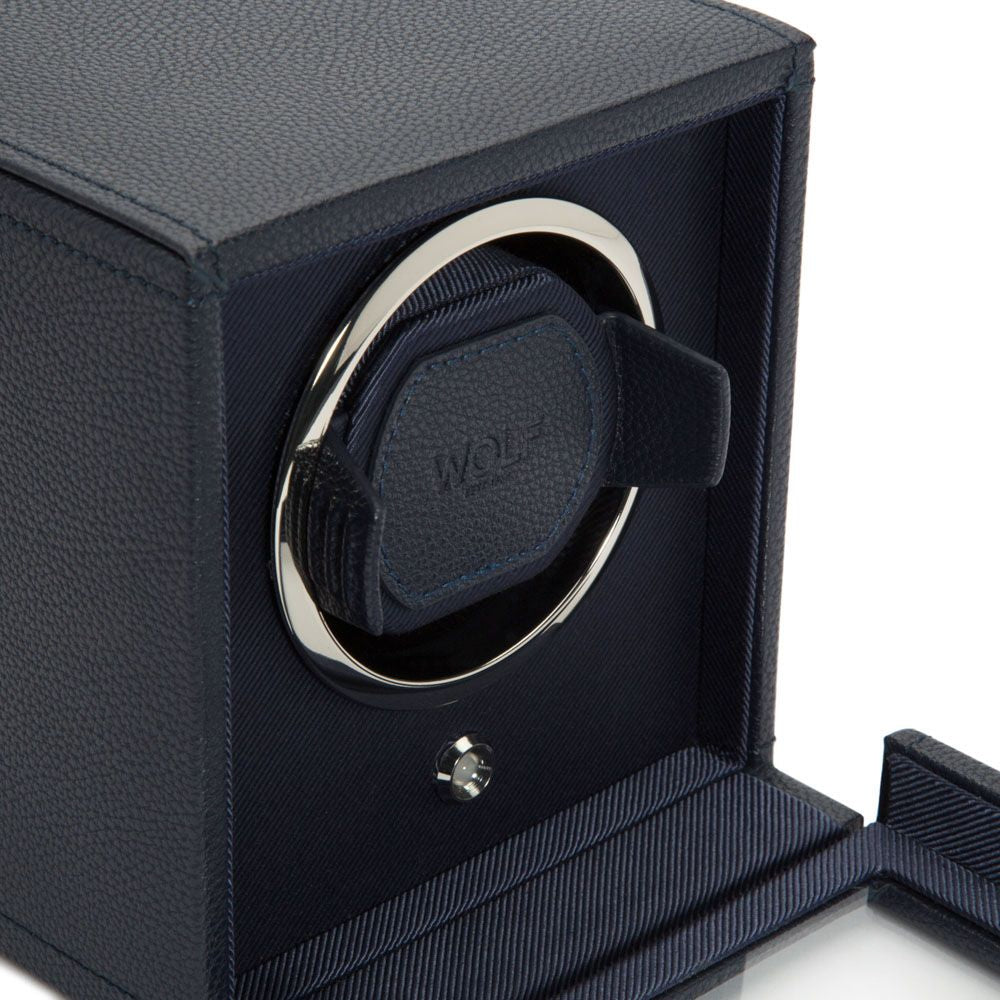 Navy Wolf Designs Single Cub Watch Winder with Protective Cover