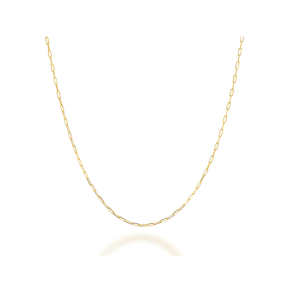 14k Gold Rachel Reid Micro Mini Link Chain Necklace for Women
