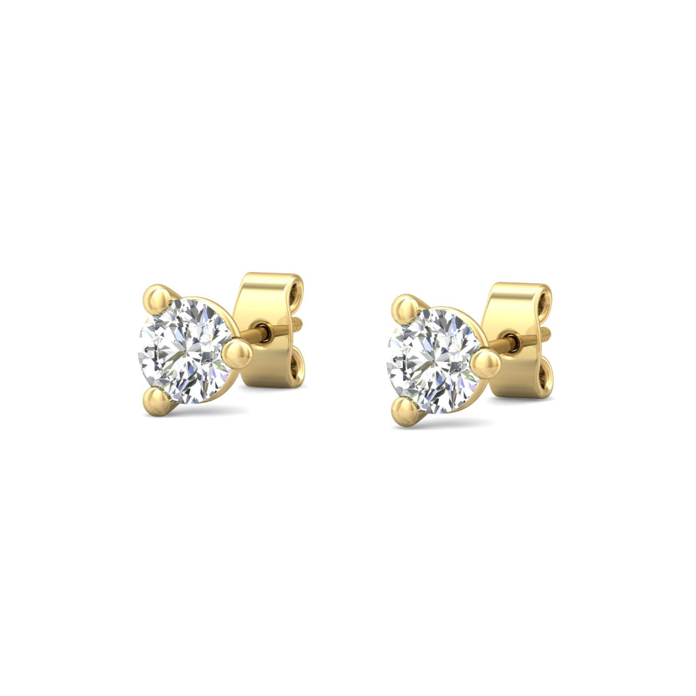 Smyth 18k Gold and Diamond Classic Stud Earrings - Exquisite Jewelry Pieces