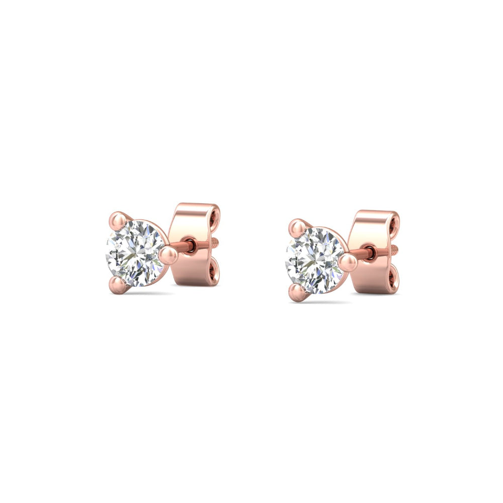 Smyth 18k Gold and Diamond Classic Stud Earrings - Exquisite Jewelry Pieces