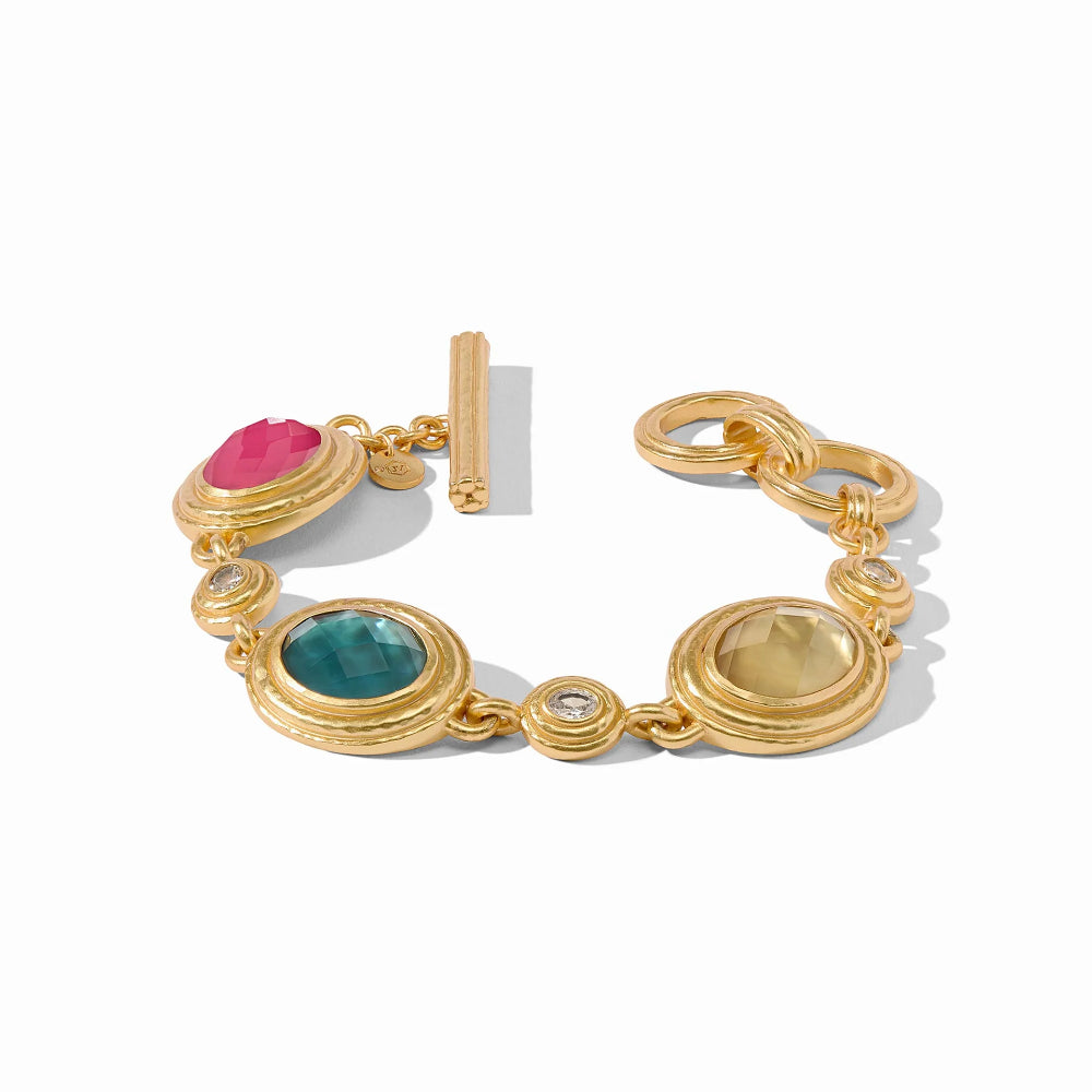Julie Vos Tudor Style Stone Decorated Bracelet for Women