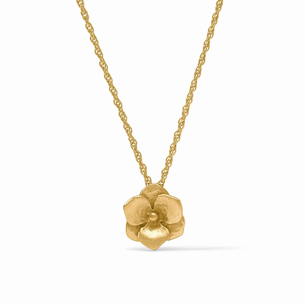 Julie Vos Delicate Bloom-Style Gold-Plated Necklace