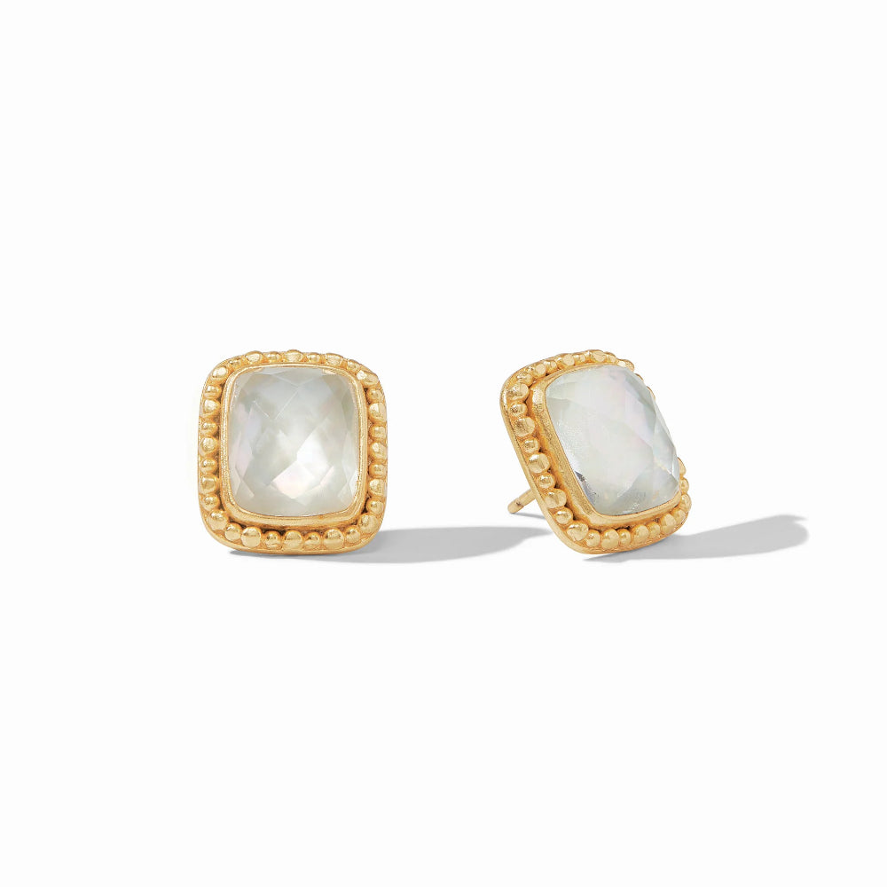 Julie Vos Marbella Sparkling Stud Earrings - A Wearable Art Piece
