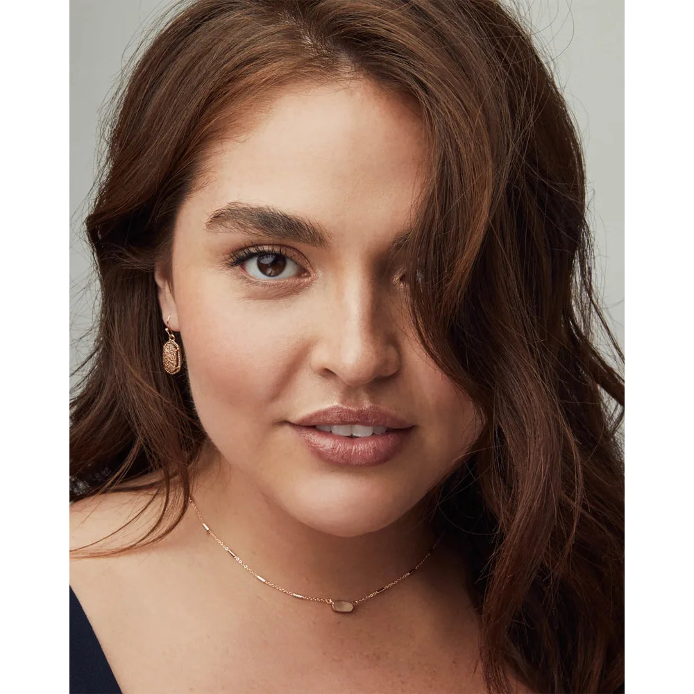 Kendra Scott Lee Rose Gold Drusy Drop Earrings - Exquisite Rose Gold Earrings for Everyday Wear