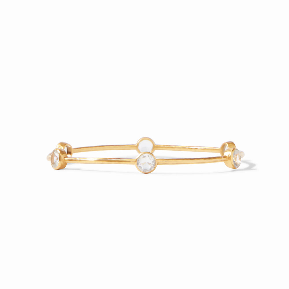 Julie Vos Milano Style Gold-Plated Bangle Jewelry with Gemstones