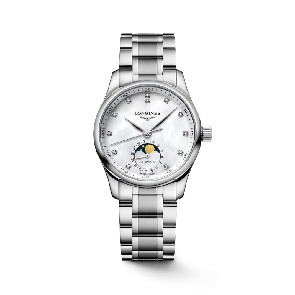 Longines 34mm Automatic Moonphase Watch from Master Collection