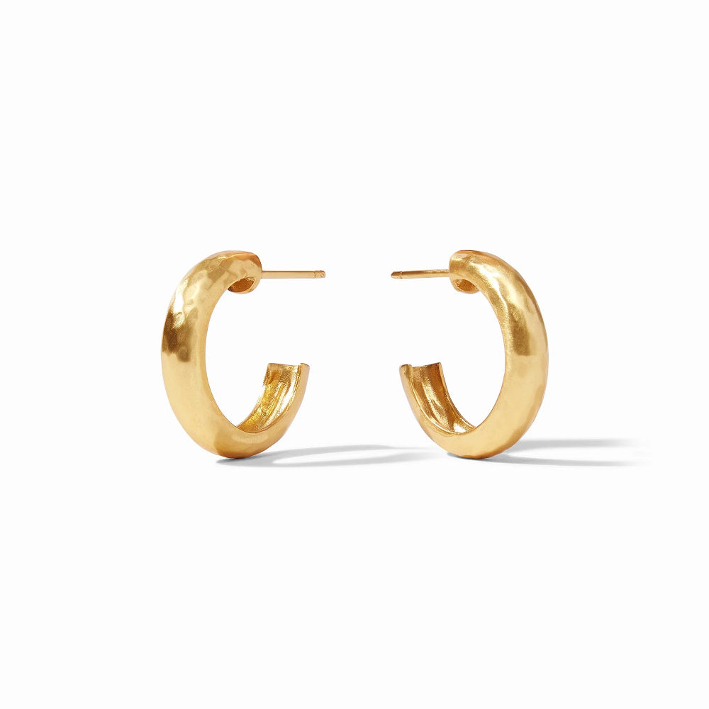 Julie Vos Golden Havana Style Hoop Earrings for All-Day Wear