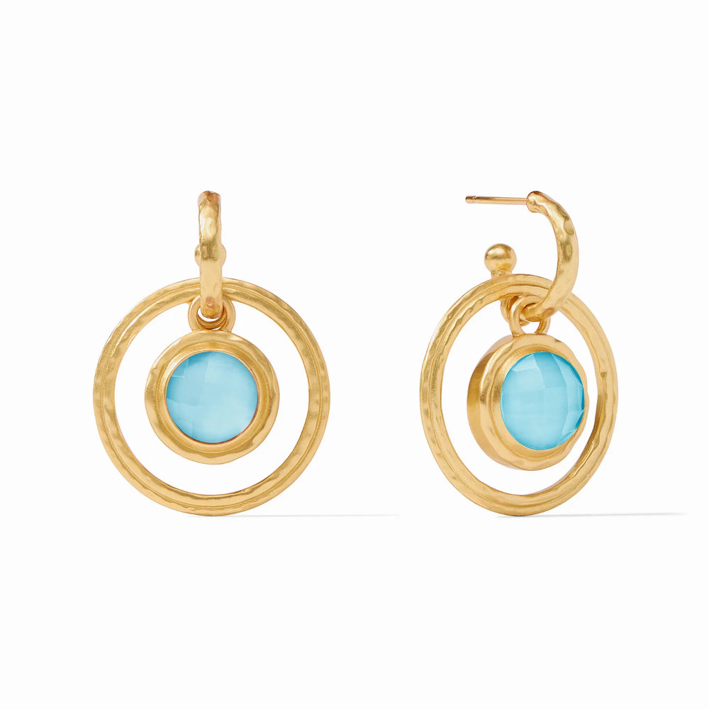Julie Vos 24k Gold Plated 6-in-1 Astor Charm Earrings