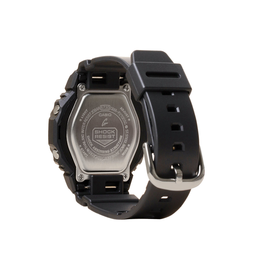 G-Shock Ladies' Analog - Digital Resin Watch with Gold - Hued Dial Inspired by Darkening Sunset