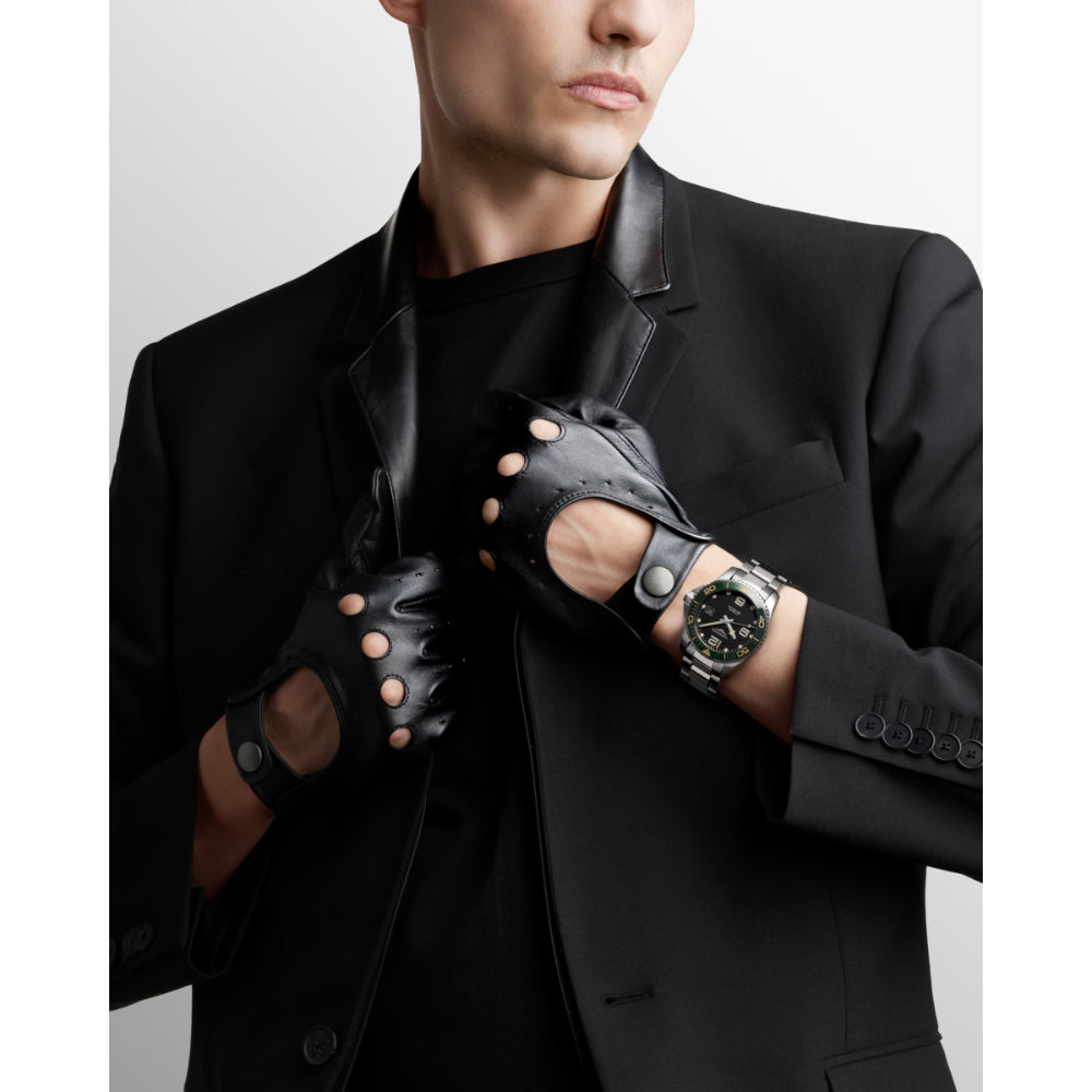 Longines 41mm Automatic Hydroconquest Elegant Sports Watch