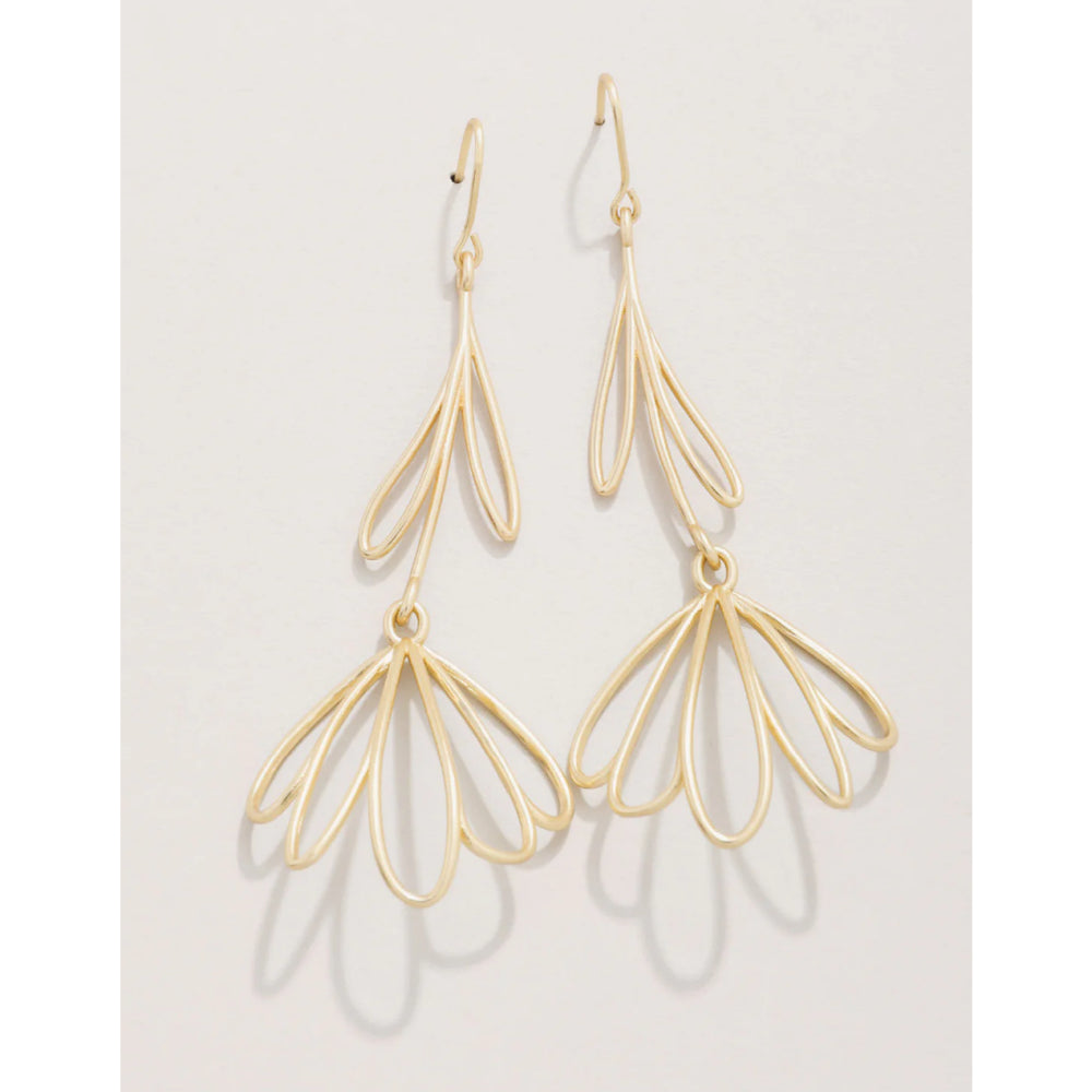 Spartina Fashionable Dippy Daisy Style Gold Plated Earrings