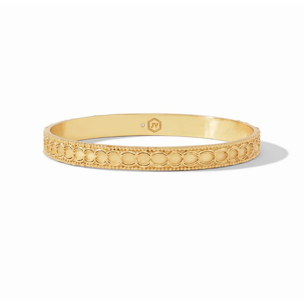 Exquisite Julie Vos Trieste Gold Bangle with Delicate Design