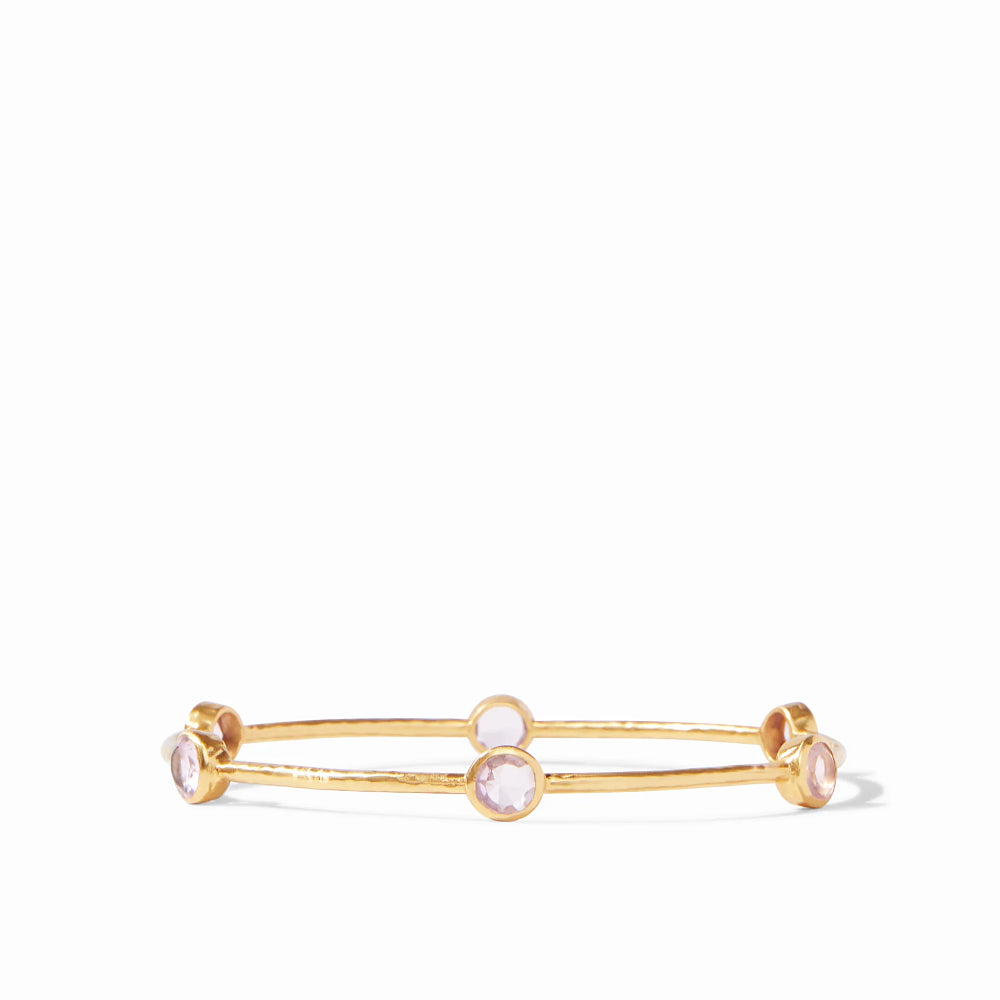 Julie Vos Milano Style Gold-Plated Bangle Jewelry with Gemstones