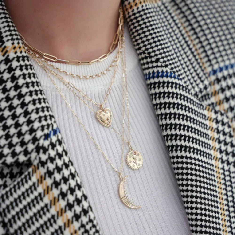 14k Gold Rachel Reid Micro Mini Link Chain Necklace for Women