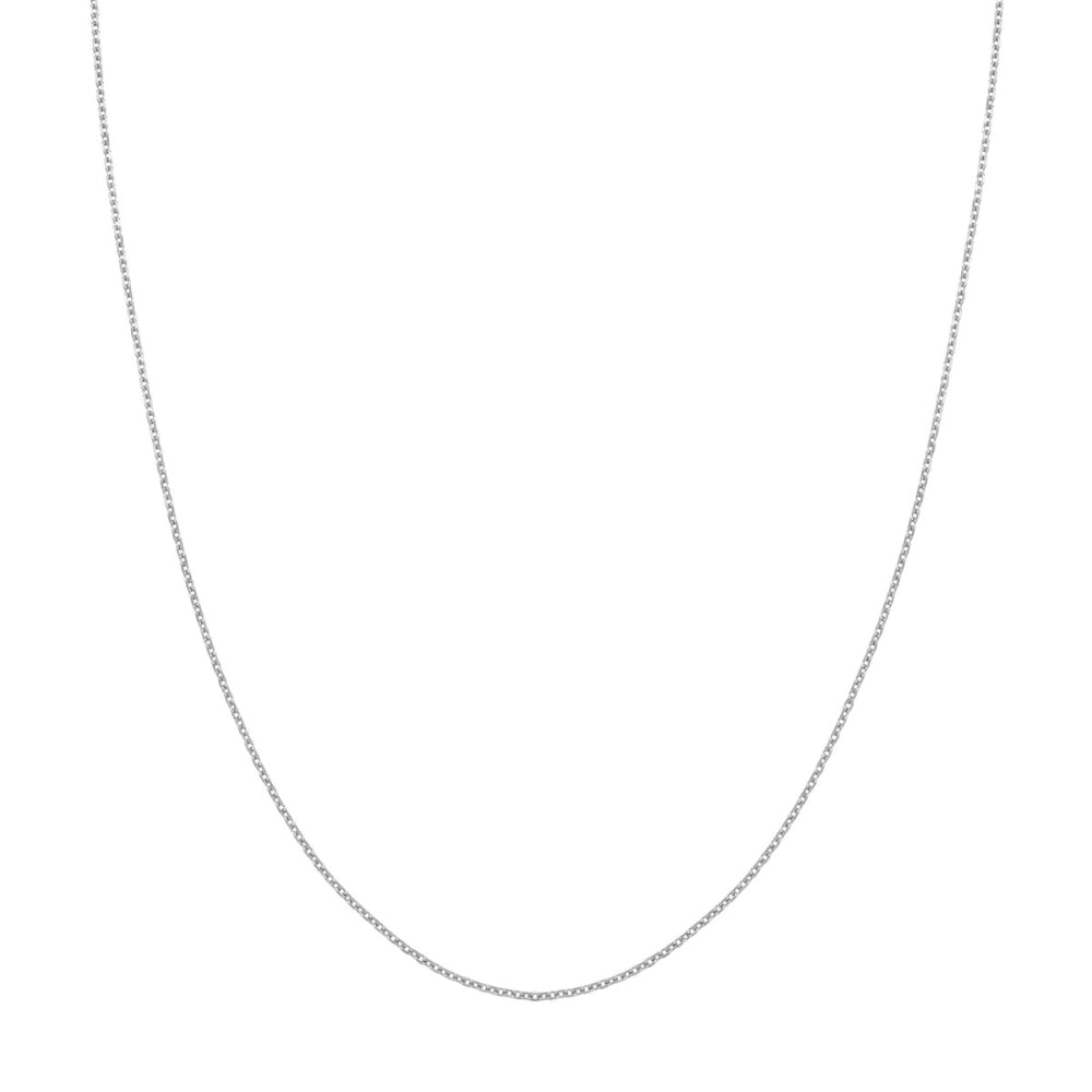 18-Inch 14k Gold Diamond-Cut Sparkling Cable Chain