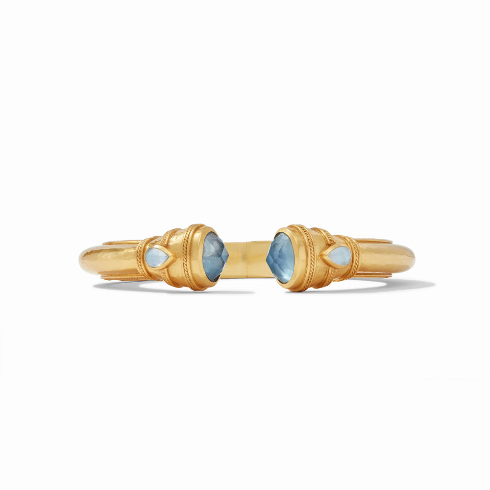 Julie Vos Gorgeous Cannes Demi Cuff with Gemstone Accents