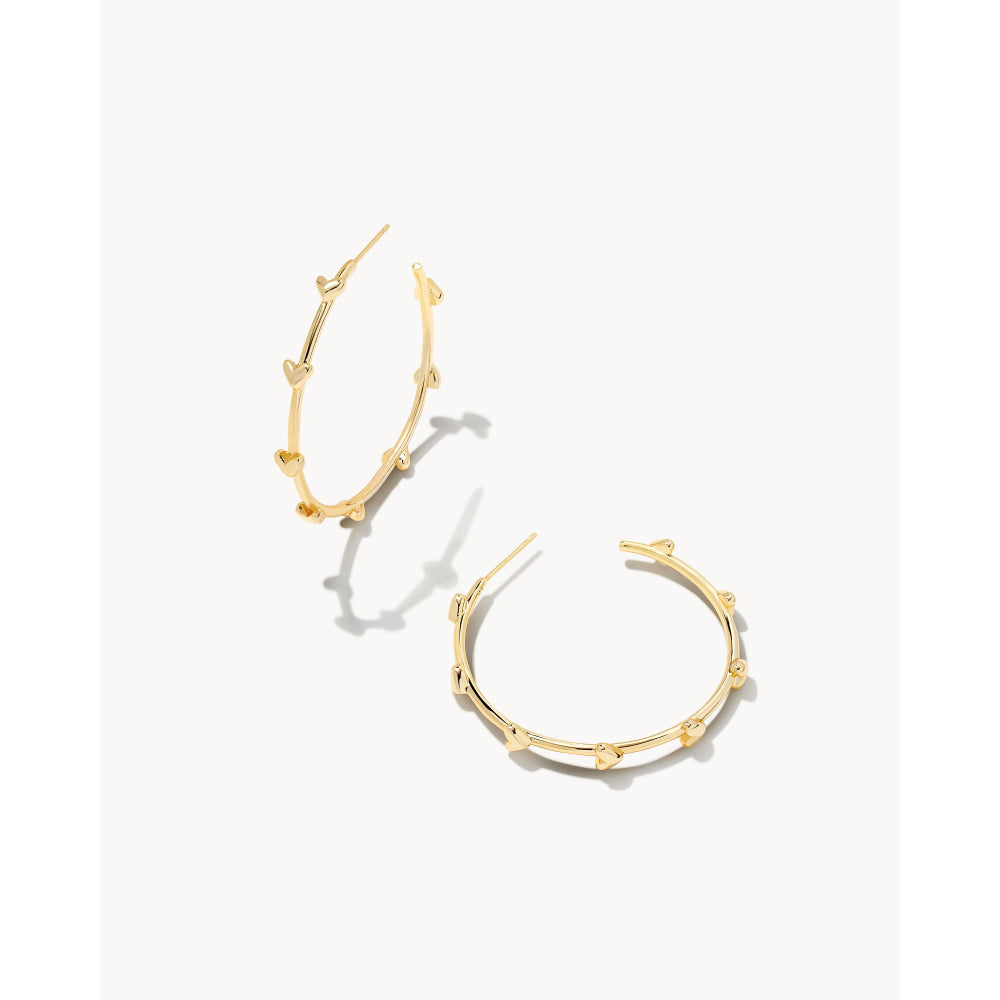 Stylish Kendra Scott Haven Heart Hoop Earrings for Fashion Lovers