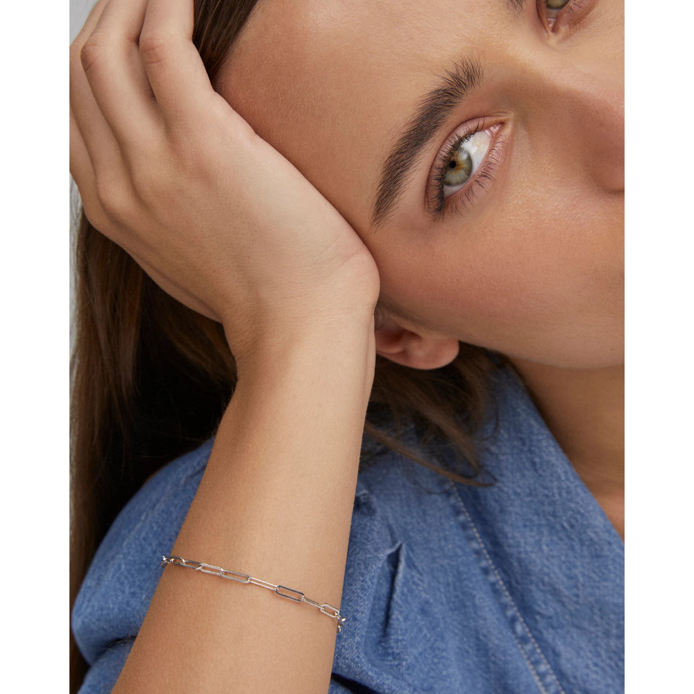 Kendra Scott Gold or Rhodium Courtney Paperclip Fashion Bracelet
