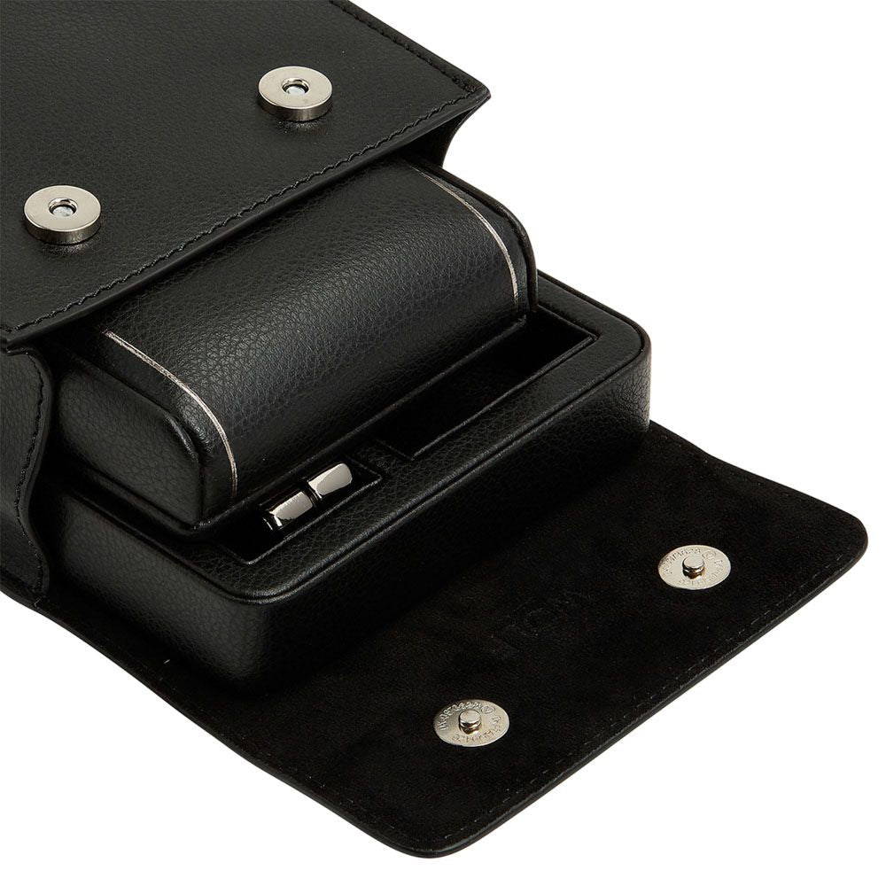 Black British Racing Single Travel Watch Stand by Wolf Designs
