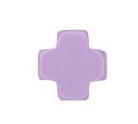 enewton Gold-plated 14-inch egirl Signature Small Purple Cross Necklace for Kids and Tweens