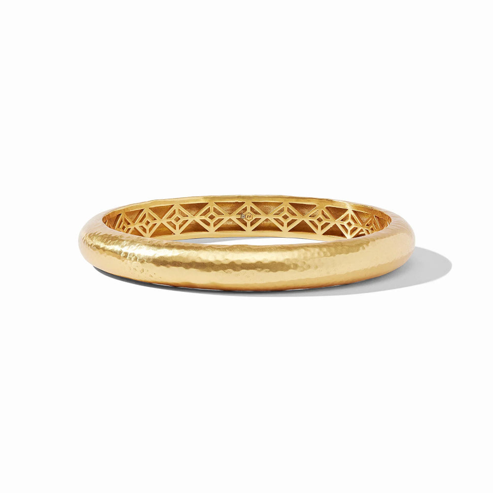Julie Vos 24k Gold-Plated Havana Elegant Statement Bangle