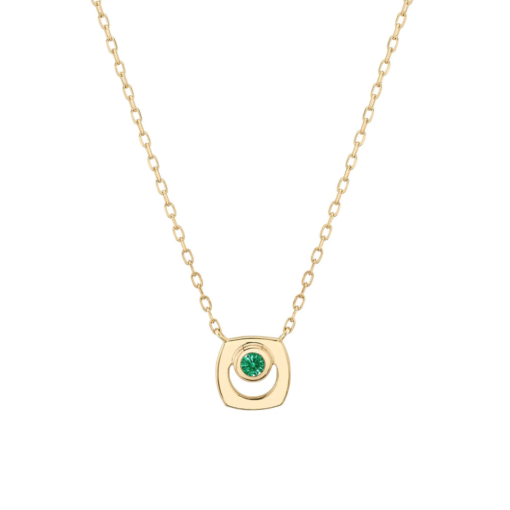 Michael M Customizable Birthstone Pendant Necklace for Personalized Style