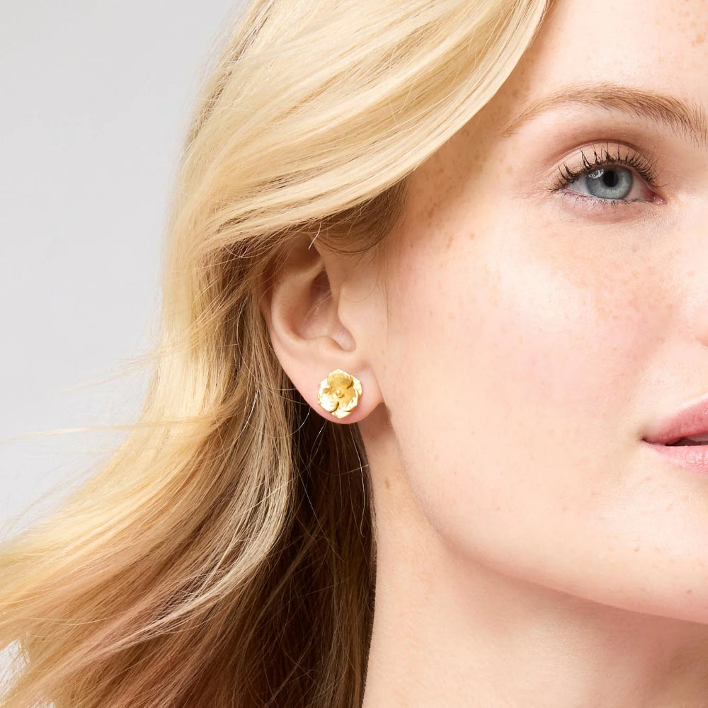 Julie Vos Floral Bloom Stud Earrings for Women