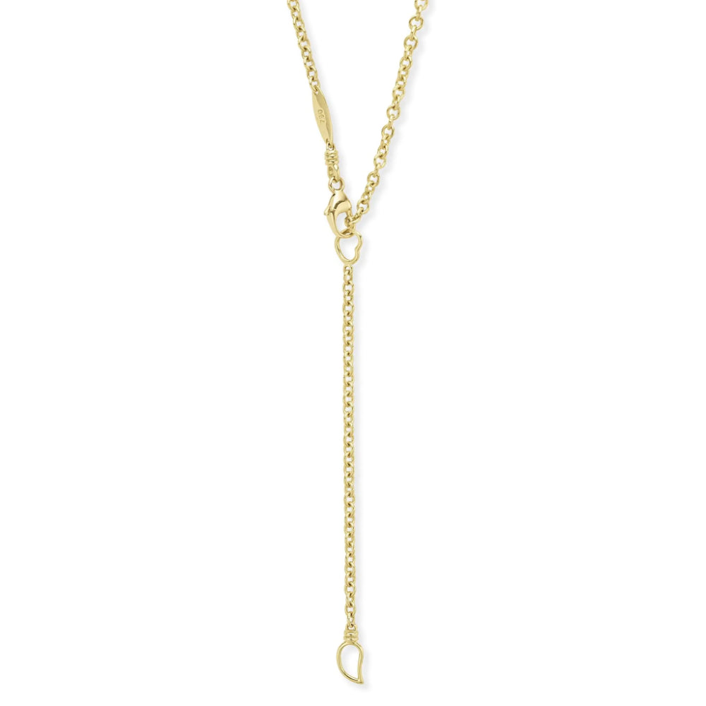 Lagos Meridian 18k Gold Circular Pendant Necklace for Women - A Timeless Jewelry Piece