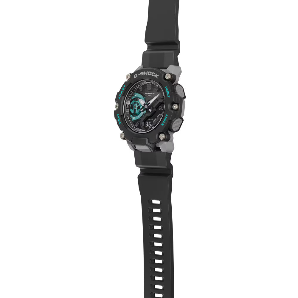 Slim and Tough G-Shock GA2200 Series - Black & White GA2200M-1A Watch