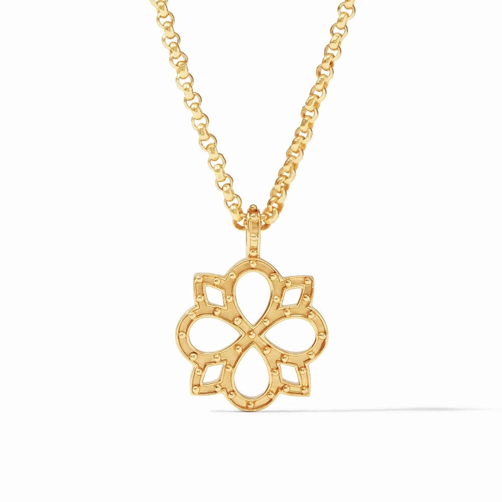 Julie Vos SoHo Reversible Mixed Metal and Gold Plated Pendant Necklace
