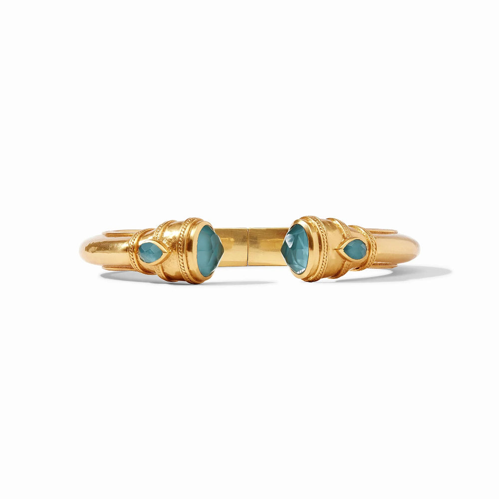 Julie Vos Gorgeous Cannes Demi Cuff with Gemstone Accents